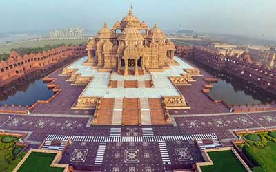 Temple d'Akshardham à Delhi